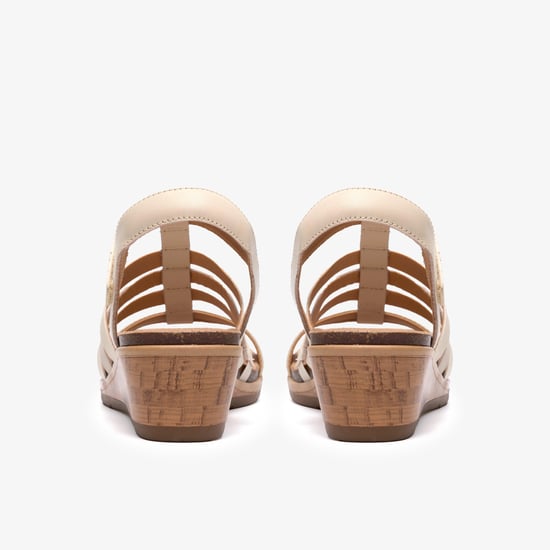 Kacha Step Cream Leather Sandals - Image 5