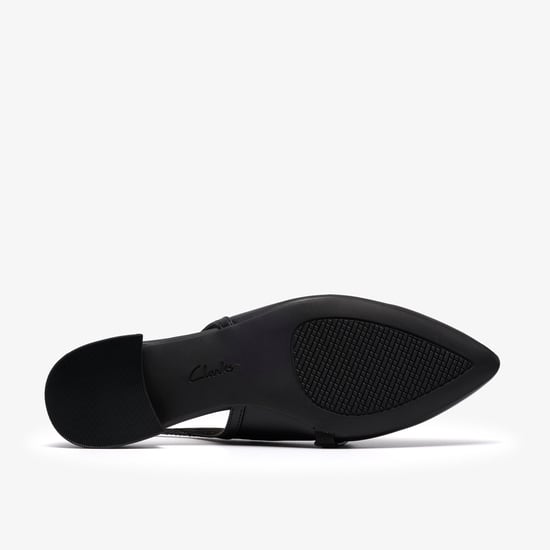 Natalyn Sling Black Leather Shoes - Image 3