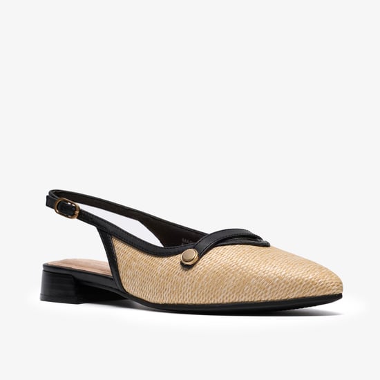 Natalyn Sling Natural Raffia Shoes - Image 4