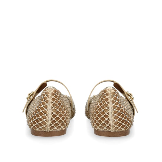 Rejoice Gold Ballet Flats - Image 3