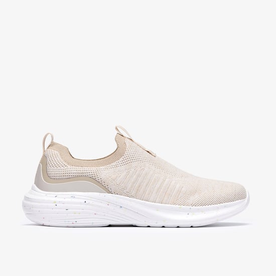 Izza Slip White Trainers - Image 1