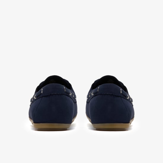 Elliotte Boat Navy Leather Shoes - Image 5