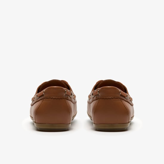 Elliotte Boat Tan Leather Shoes - Image 5