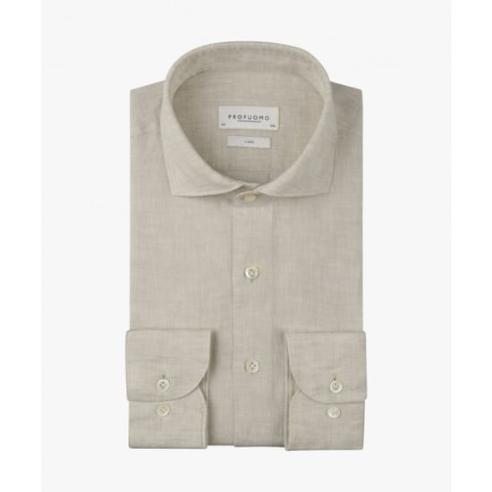 Profuomo Ppxh10017k f1 linnen overhemd profu - Image 3