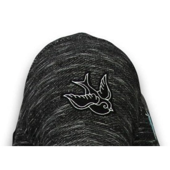 Local Fanatic Longfit asymmetric embroidery t-shirt patches - Image 4