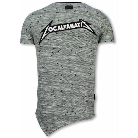 Local Fanatic Longfit asymmetric embroidery t-shirt patches - Image 4