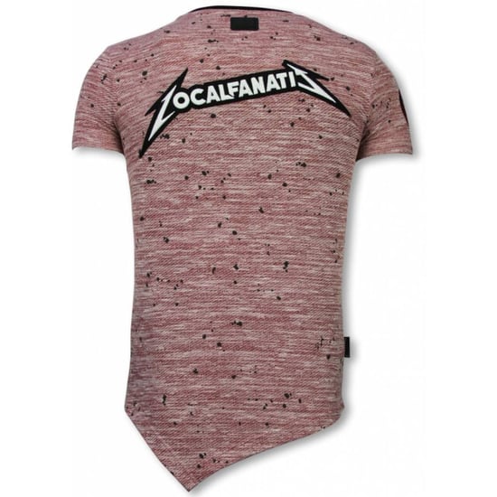 Local Fanatic Longfit asymmetric embroidery t-shirt patches - Image 3
