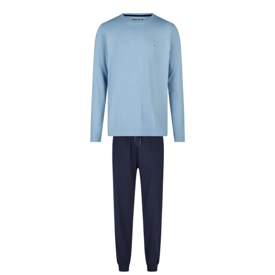Phil & Co Heren lange pyjama set blauw - Image 1