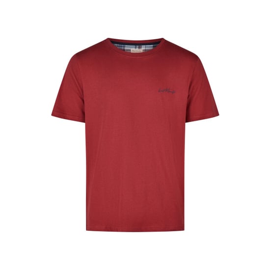 Phil & Co Heren shortama korte pyjama set rood/blauw geruit - Image 3
