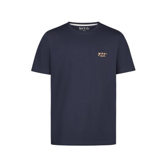 Phil & Co Heren shortama korte pyjama set donkerblauw/grijs - Image 2