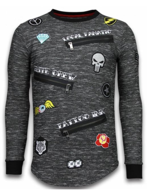 Local Fanatic Longfit embroidery sweater patches - Image 1