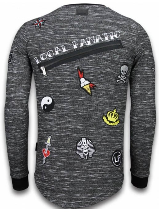 Local Fanatic Longfit embroidery sweater patches - Image 2