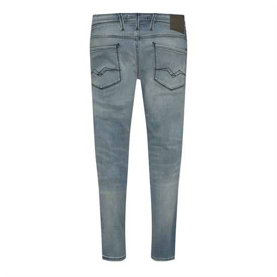 Men's Replay Anbass Slim-Fit Jeans in Blue - Image 2
