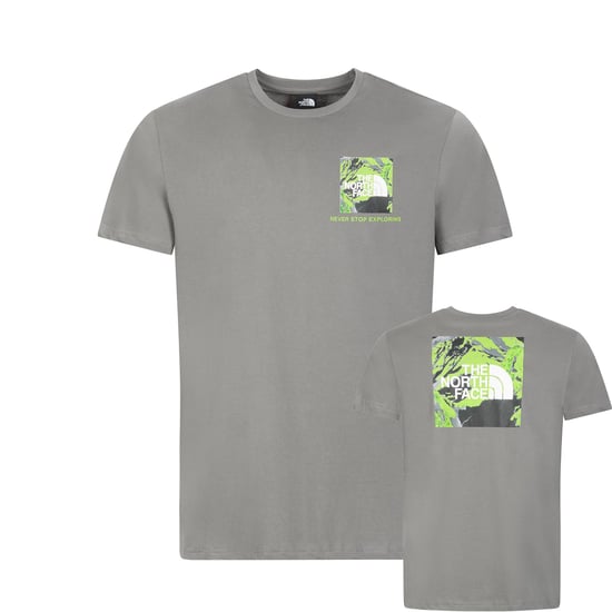 The North Face Men’s Heat Map Short Sleeve T-Shirt Grey - Image 1