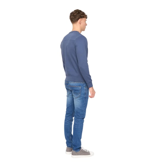 Duck and Cover Heren Stoneham Crew Neck Sweatshirt (Denim Blauw) - Image 2