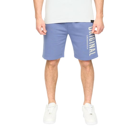 Crosshatch Heren Kensby Shorts (Blauw) - Image 1