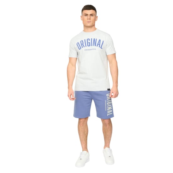 Crosshatch Heren Kensby Shorts (Blauw) - Image 4