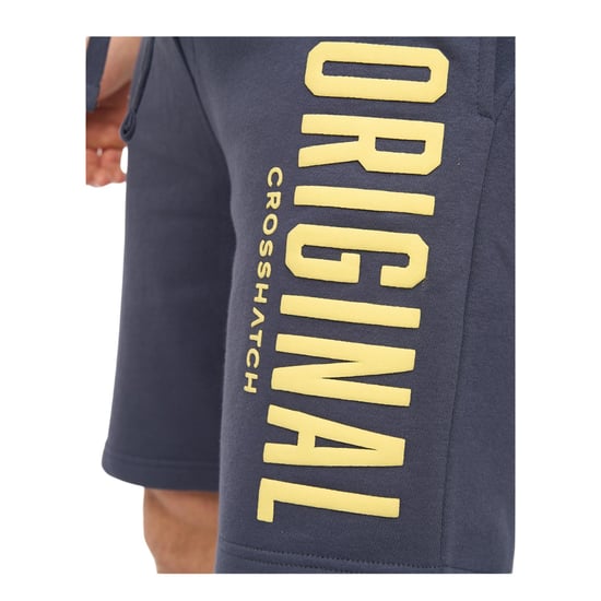 Crosshatch Heren Kensby Shorts (Marineblauw) - Image 3
