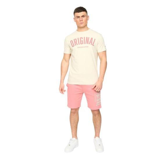 Crosshatch Heren Kensby Shorts (Roze) - Image 4