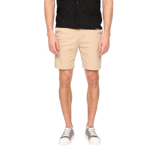 Duck and Cover Heren Everett Chino Shorts (Stone) - Image 1