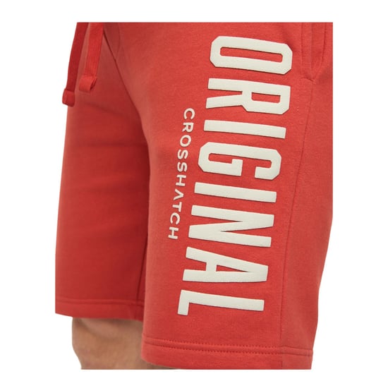 Crosshatch Heren Kensby Shorts (Rood) - Image 3