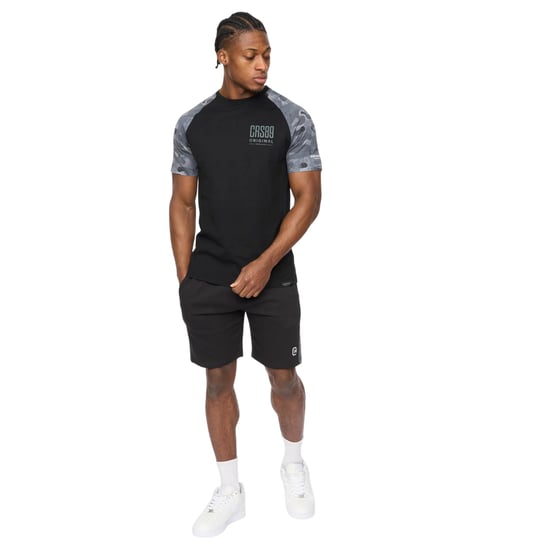 Crosshatch Heren Branton Shorts (Zwart) - Image 4