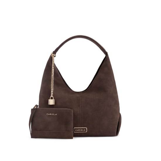 Carvela Suedette Cassia Mini Hobo Bag - Image 1