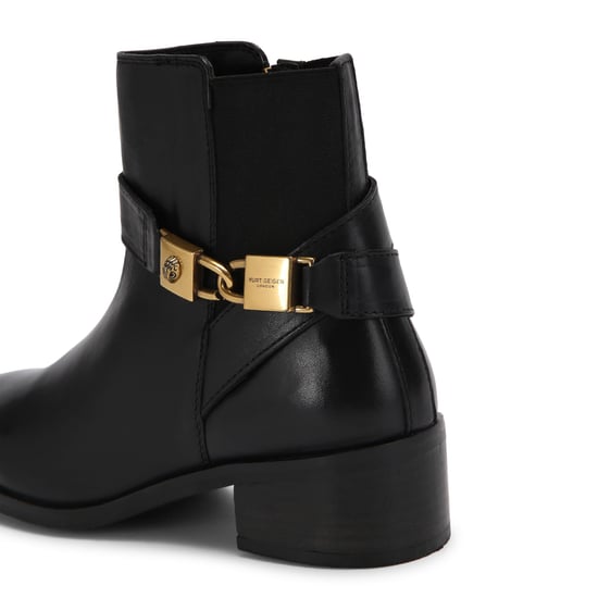 Kurt Geiger London Leather Kingsley Block Heel Boots - Image 3