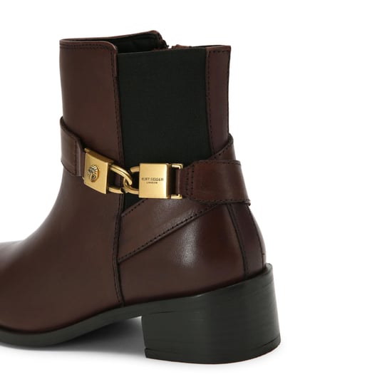 Kurt Geiger London Leather Kingsley Block Heel Boots - Image 3
