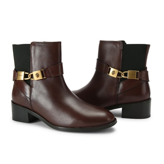 Kurt Geiger London Leather Kingsley Block Heel Boots - Image 4
