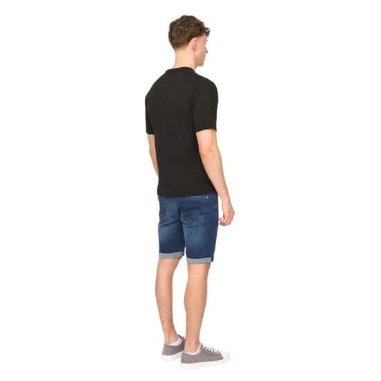 Duck and Cover Mens Mataso Knitted T-Shirt (Black) - Image 2