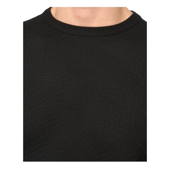 Duck and Cover Mens Mataso Knitted T-Shirt (Black) - Image 3