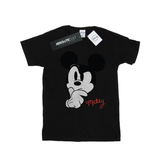Disney Jongens Mickey Mouse Distressed Ponder T-Shirt (Zwart) - Image 1