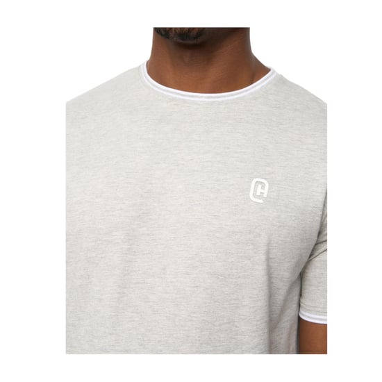 Crosshatch Herr Preece T-shirt (Grå Marl) - Image 3