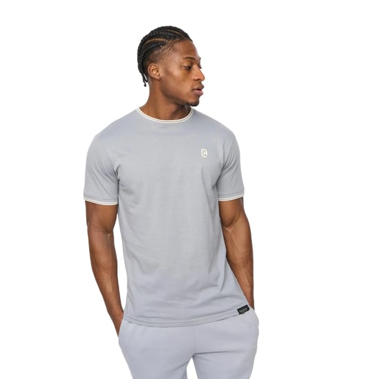 Crosshatch Heren Preece T-Shirt (Staalblauw) - Image 1