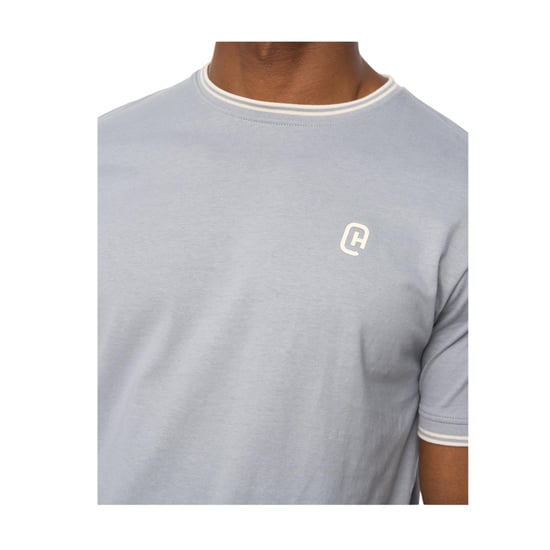 Crosshatch Herr Preece T-Shirt (Stålblå) - Image 3