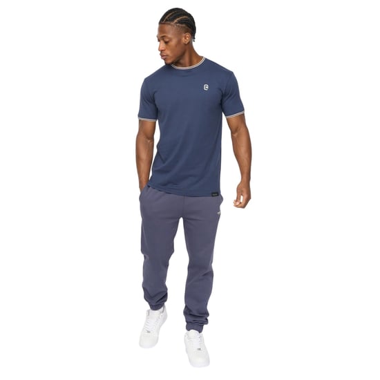 Crosshatch Heren Preece T-Shirt (Navy) - Image 4