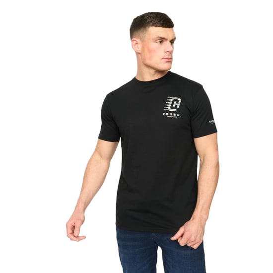 Crosshatch Heren Winchamp T-Shirt (Zwart) - Image 1