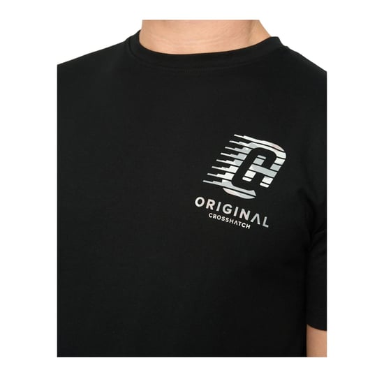 Crosshatch Heren Winchamp T-Shirt (Zwart) - Image 3