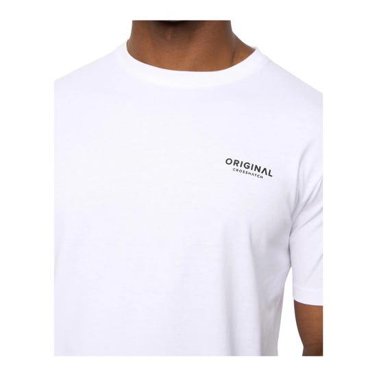 Crosshatch Heren Allmoore T-shirt (Wit) - Image 3