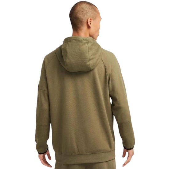 Nike Mens Plain Full Zip Hoodie (Khaki Green) - Image 3