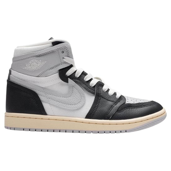 Nike Dames/Dames Air Jordan 1 Leren Hoge Tops Trainers (Zwart) - Image 1