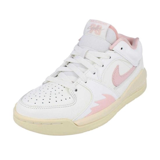 Nike Dames/Dames Jordan Stadium 90 Leren Trainers (Wit/Roze) - Image 4
