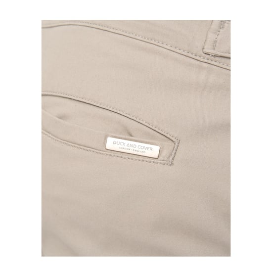 Duck and Cover Mens Everett Chinos (Light Grey) - Image 3