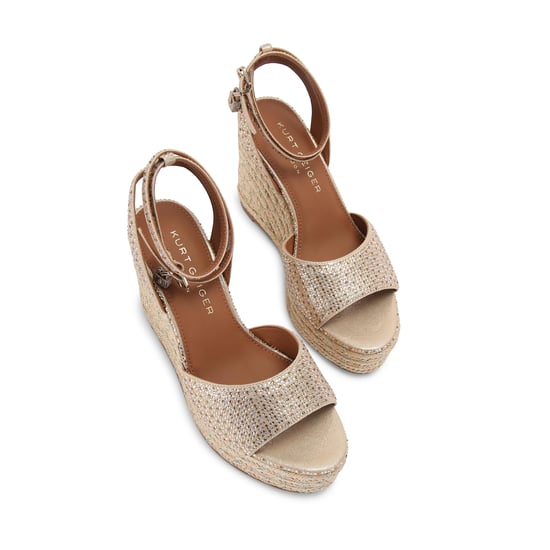 Kurt Geiger London  Brixton Ankle Strap Wedge Heels - Image 2