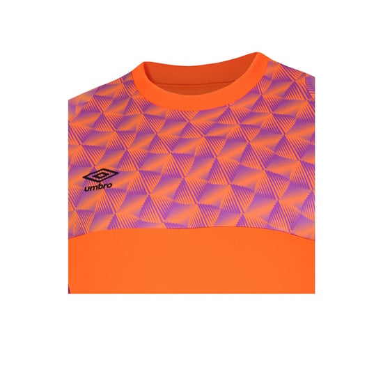 Umbro Kinder/Kids Flux keeperstrui met lange mouwen (Schokkend oranje/paarse cactus) - Image 3