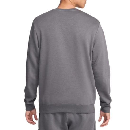 Nike Mens Swoosh Logo Sweatshirt (Grey) - Image 2