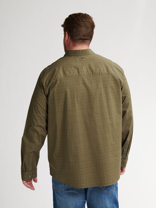 Petrol Industries - Heren Oversized Effen Overhemd Bayfield - Groen - Image 4
