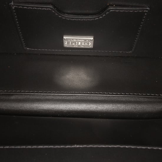 Begagnad boxväska i jacquard med rhinestones från Dolce - Image 4
