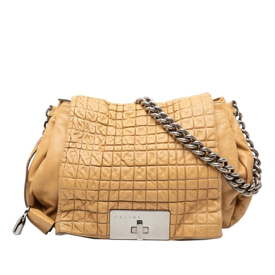 Pre-owned Lambskin Watch Me Gauffre Flap Shoulder Bag - Image 1
